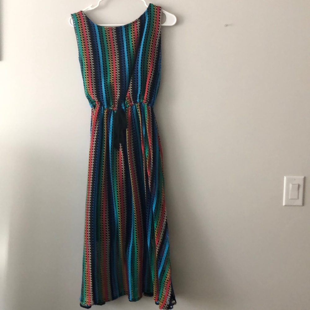 Multicolored sleeveless Anthropologie dress size 8